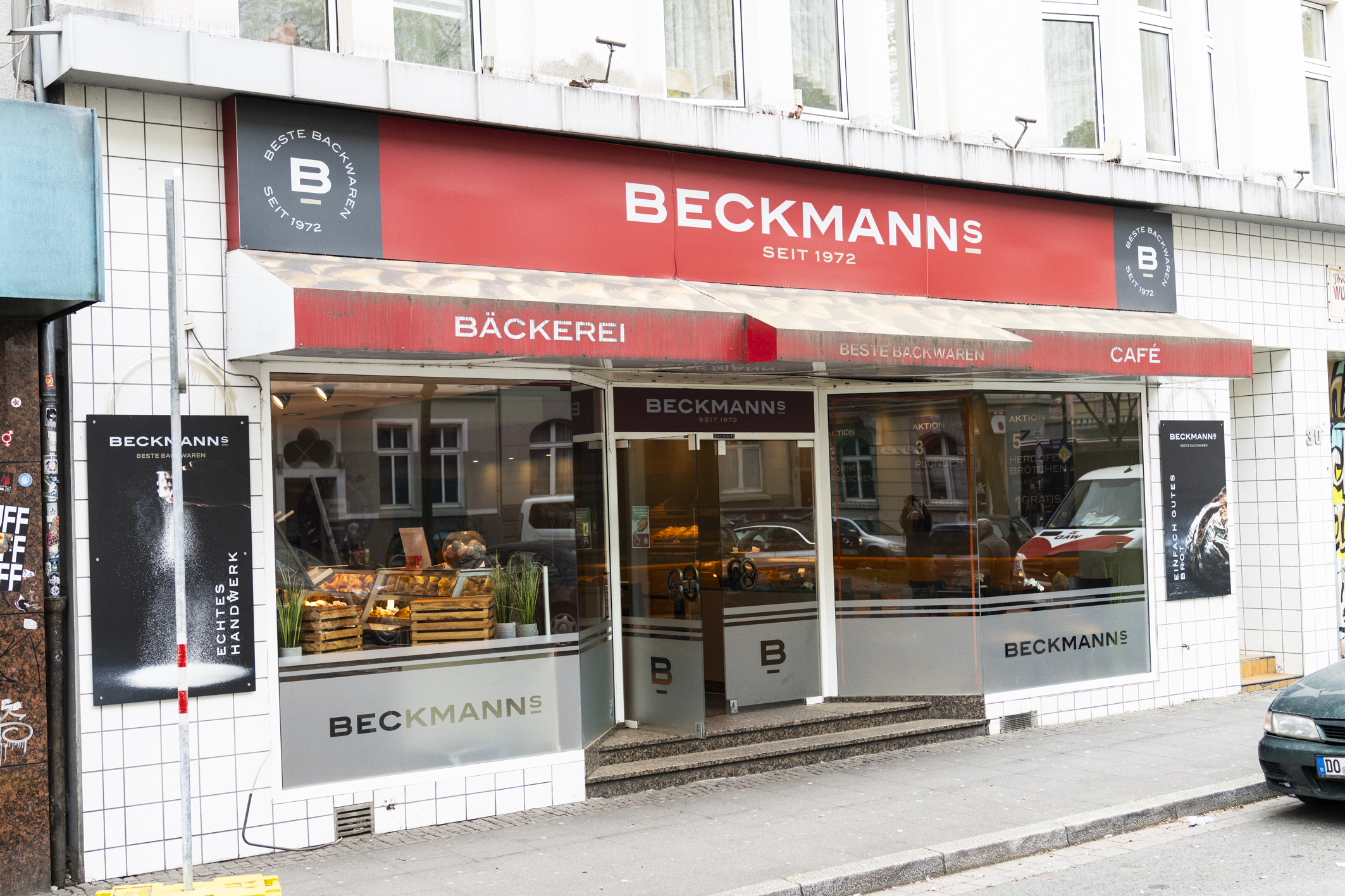 Außenansicht der Filiale an der Mallinckrodtstraße